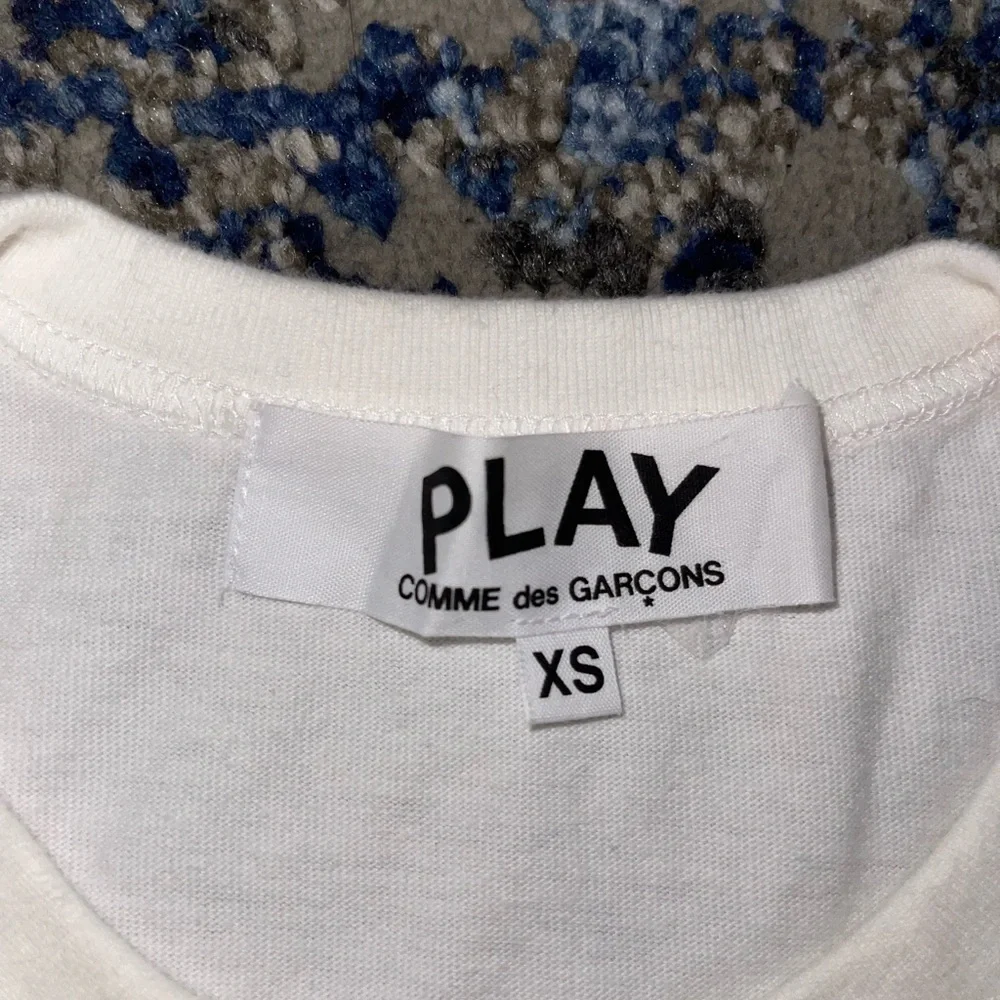 Kids White T-Shirt with Red and Camouflage Heart Design - Picture 2 of 3